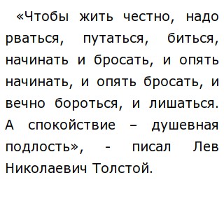 Сочинение по теме В поисках смысла жизни (по роману Л. Н. Толстого 