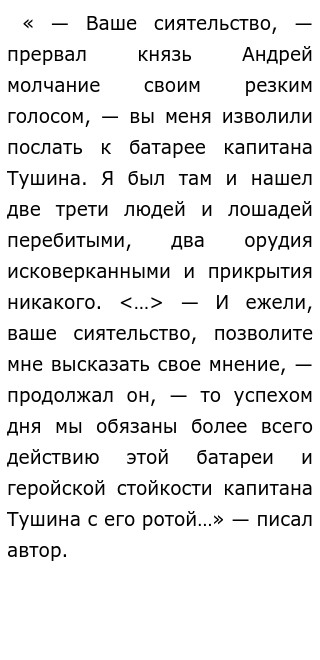 Сочинение по теме Андрей Болконский в Шенграбенском и Аустерлицком сражениях